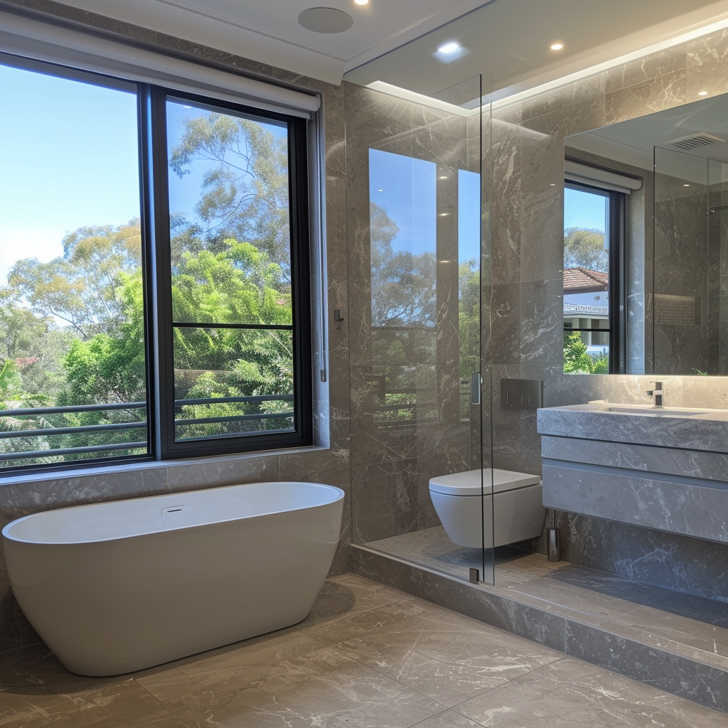 Elegant bathroom fixtures in Randwick are installed by professional plumbers.